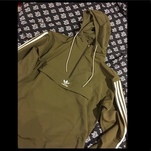 blocked anorak adidas